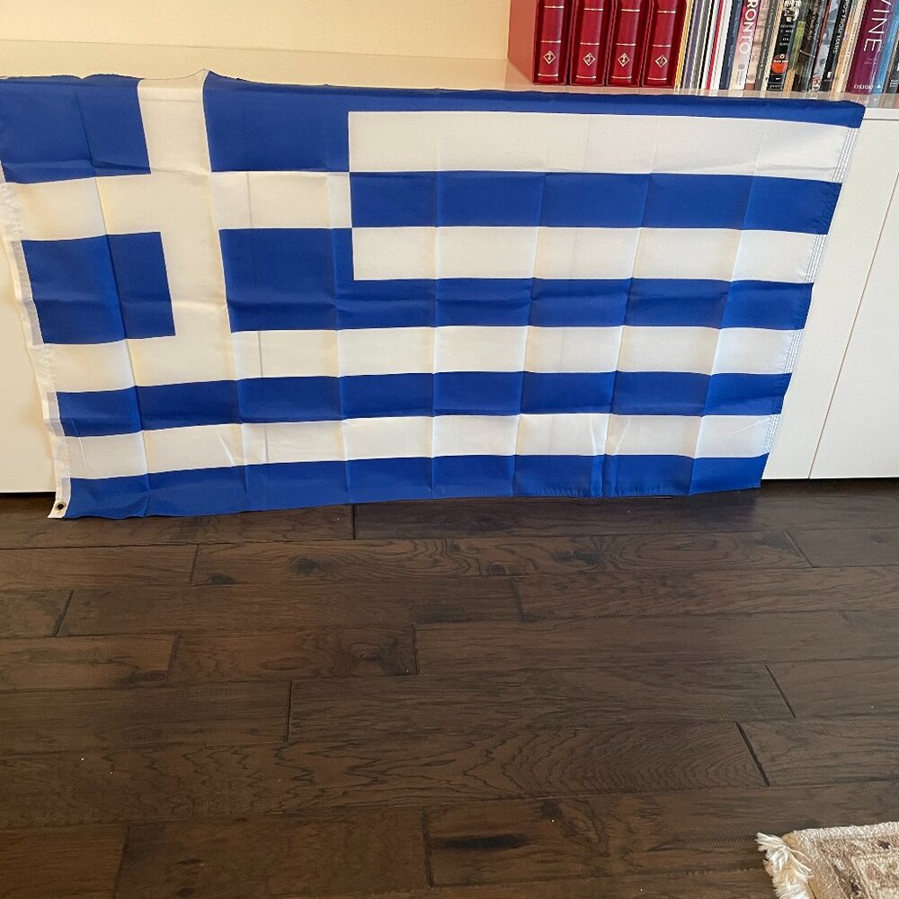 Greece Flag 60" x 35" NWOT